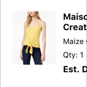 Tie wrap shirt from Macy’s